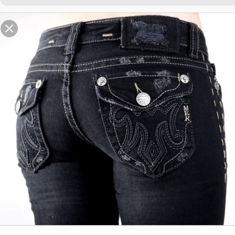 MEK black skinny jeans